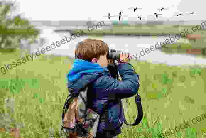 A Group Of Children Watching A Flock Of Birds. Ask Now The Beasts: Our Kinship With Animals Wild And Domestic