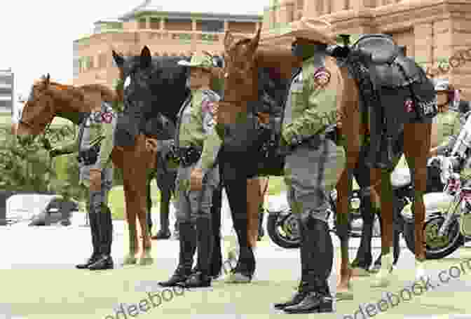 A Group Of Texas Rangers On Horseback, Wearing Their Distinctive Uniforms Ranger To The Rescue (The Texas Ranger 2)