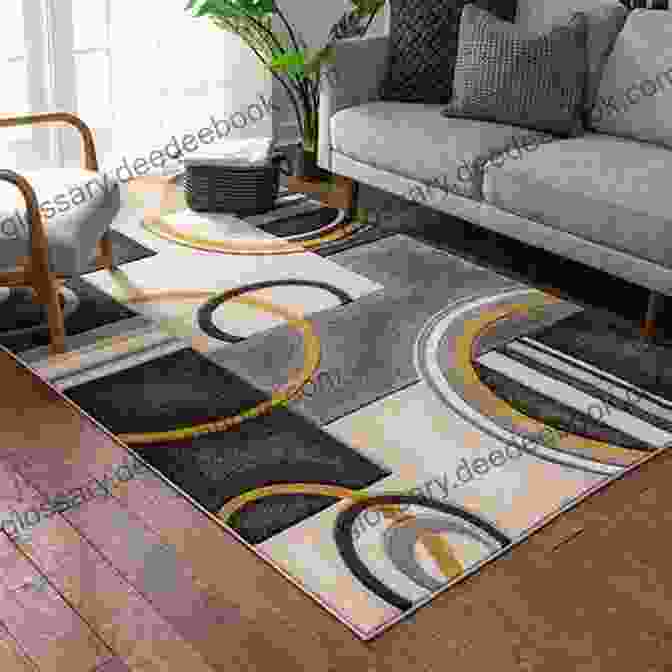 A Modern Tufted Rug With A Geometric Pattern In Soft, Inviting Colors DIY Woven Art: Inspiration And Instruction For Handmade Wall Hangings Rugs Pillows And More