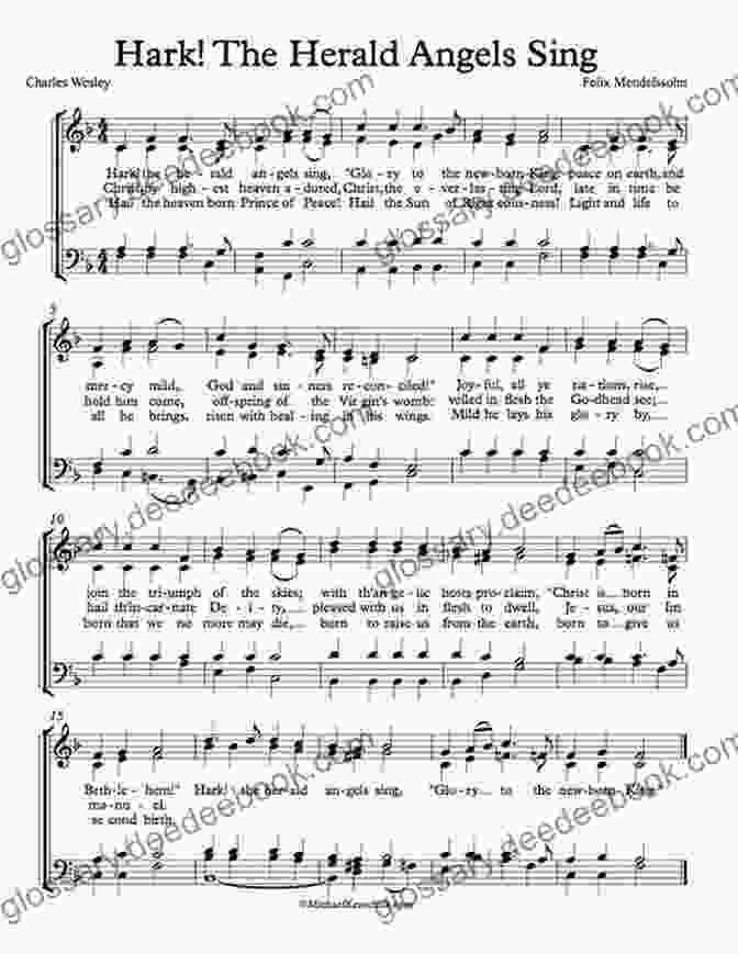 Hark! The Herald Angels Sing Sheet Music With Angels Singing (Trumpet 1) Christmas For Four Brass Quartet: Medley Of 10 Christmas Carols