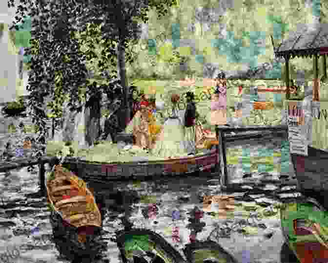 Impressionistic Painting Of A Picnic Scene Near A River In Pont Aven By Pierre Auguste Renoir BRITTANY: Brittany In A (French Impressions 1)