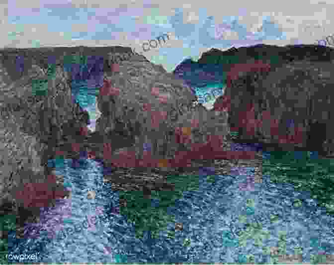 Impressionistic Painting Of The Rugged Cliffs Of Belle Île By Claude Monet BRITTANY: Brittany In A (French Impressions 1)