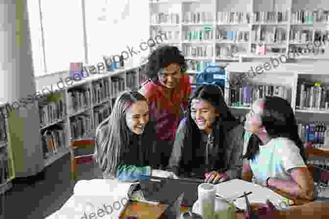 Photo Of A Group Of Chicana And Chicano Students Studying Together In A Library, Surrounded By Books And Resources. Chicanas And Chicanos In School: Racial Profiling Identity Battles And Empowerment (Louann Atkins Temple Women Culture 11)