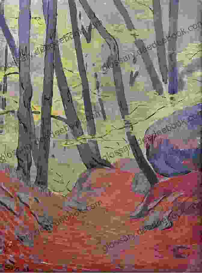 Post Impressionistic Painting Of A Forest With Mythical Figures By Paul Sérusier BRITTANY: Brittany In A (French Impressions 1)